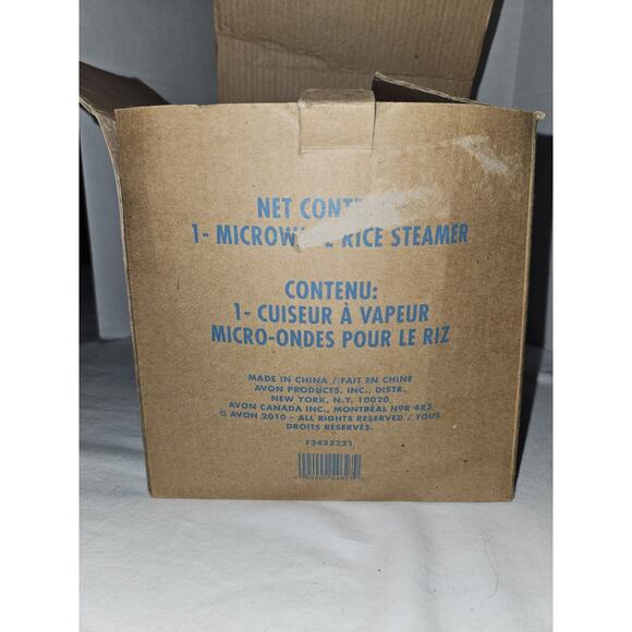 Avon Gift Collection Microwave Rice Steamer 2010 Brand New in Original box - Picture 5 of 5